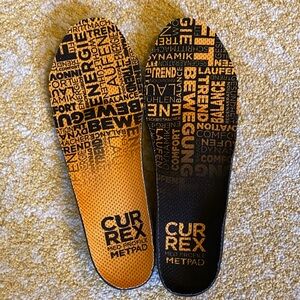 Currex Insoles Orthotics Metpad Medium Profile Med Sz Cut to fit Women’s 8-8.5